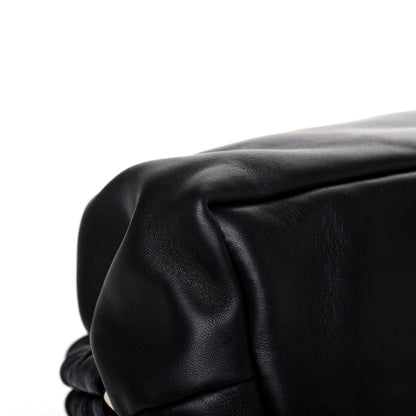 Mansur Gavriel Lambskin Cloud Clutch Black Flamma 10 of 13