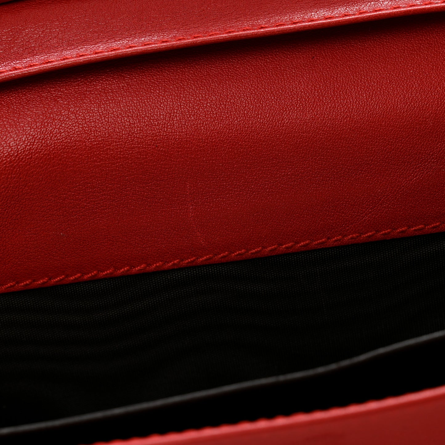 Monogram Script Continental Wallet Red