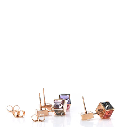 Louis Vuitton Swarovski Gamble Earring Set Gold Multicolor 3 of 6