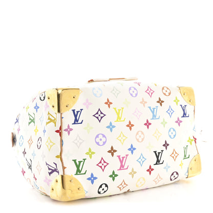 Louis Vuitton Monogram Multicolor Speedy 30 White 4 of 10