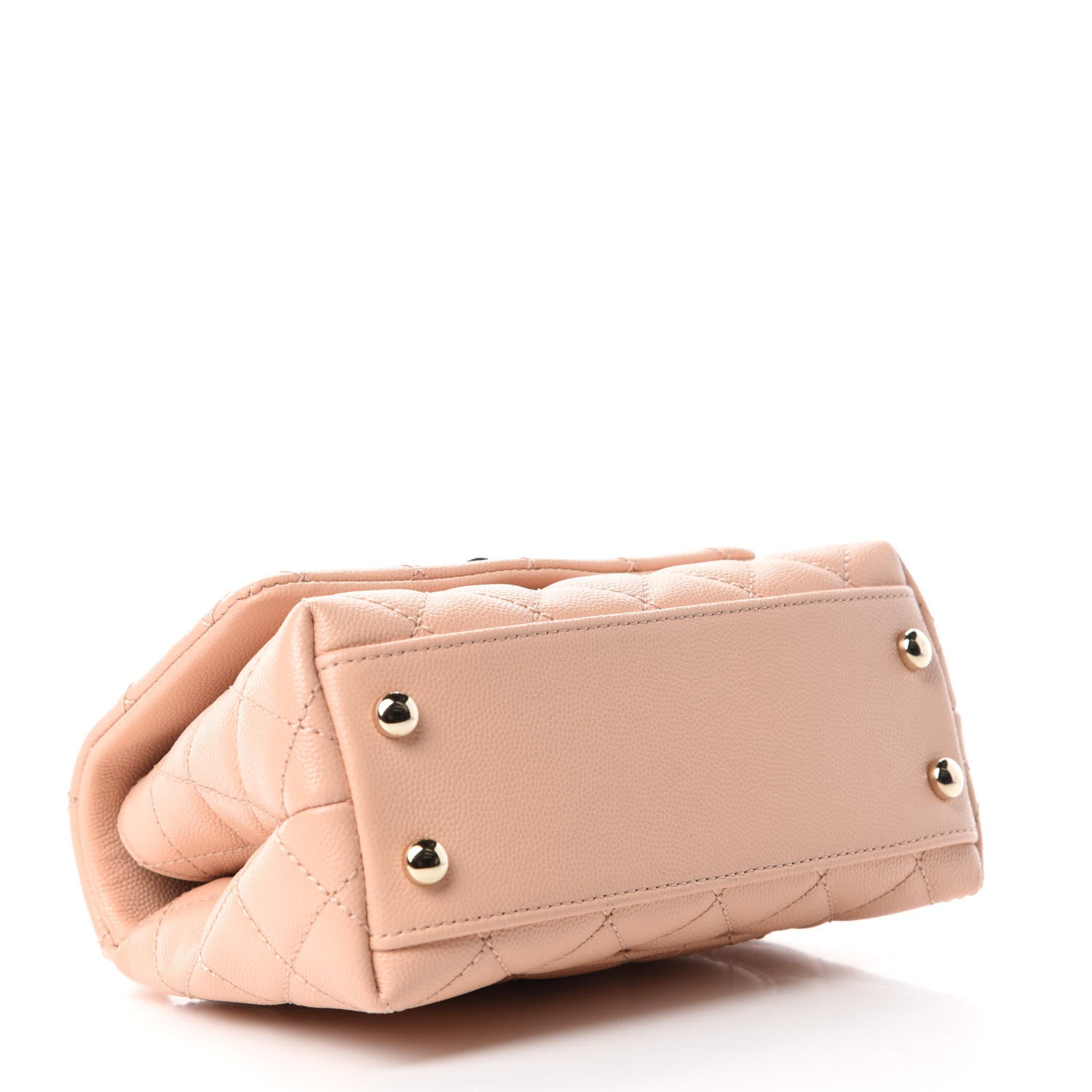 Chanel Caviar Quilted Extra Mini Coco Handle Flap Light Pink 4 of 11