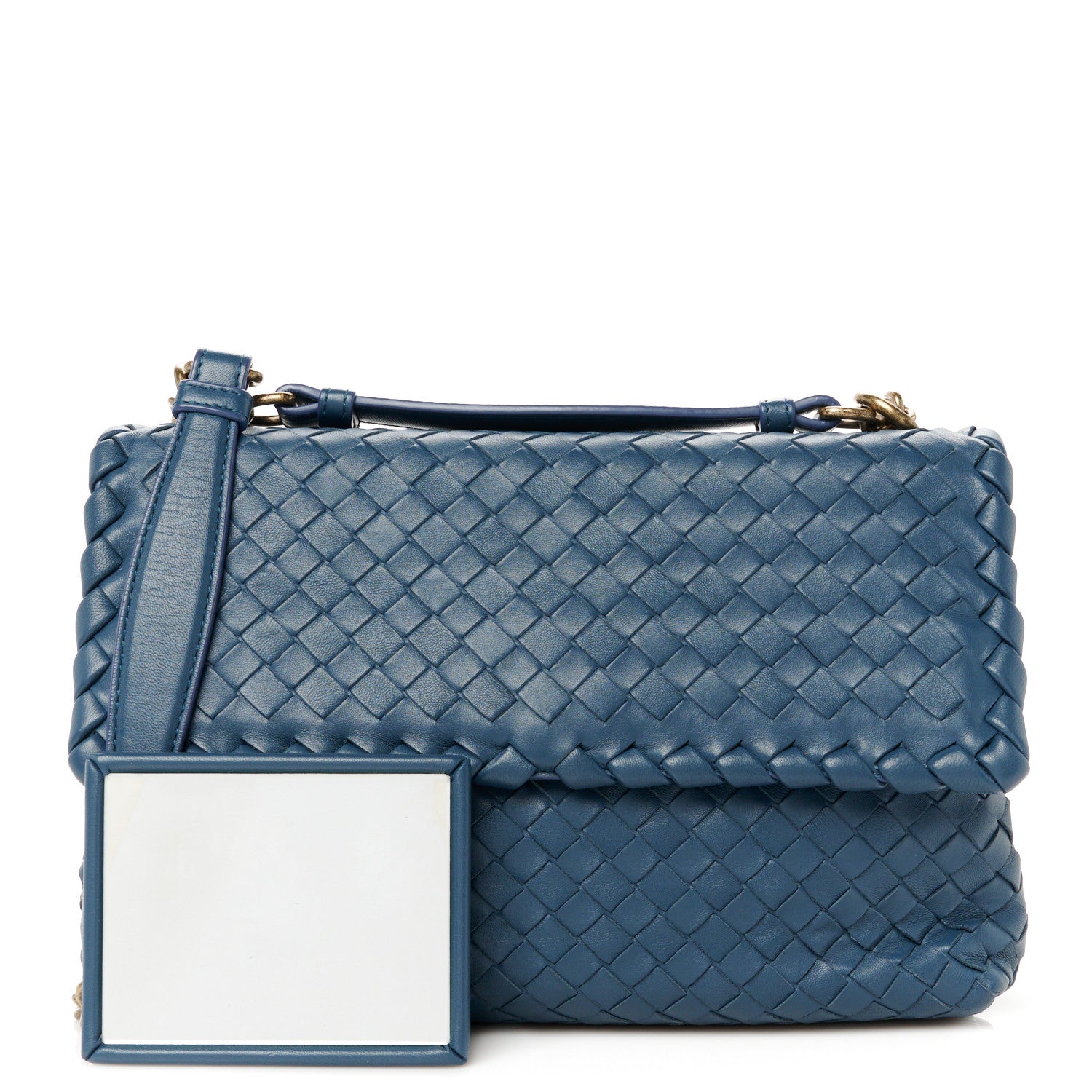 Bottega Veneta Nappa Intrecciato Small Olimpia Bag Oceano 3 of 11