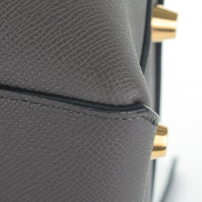 Celine Grained Calfskin Mini Belt Bag Grey 8 of 8
