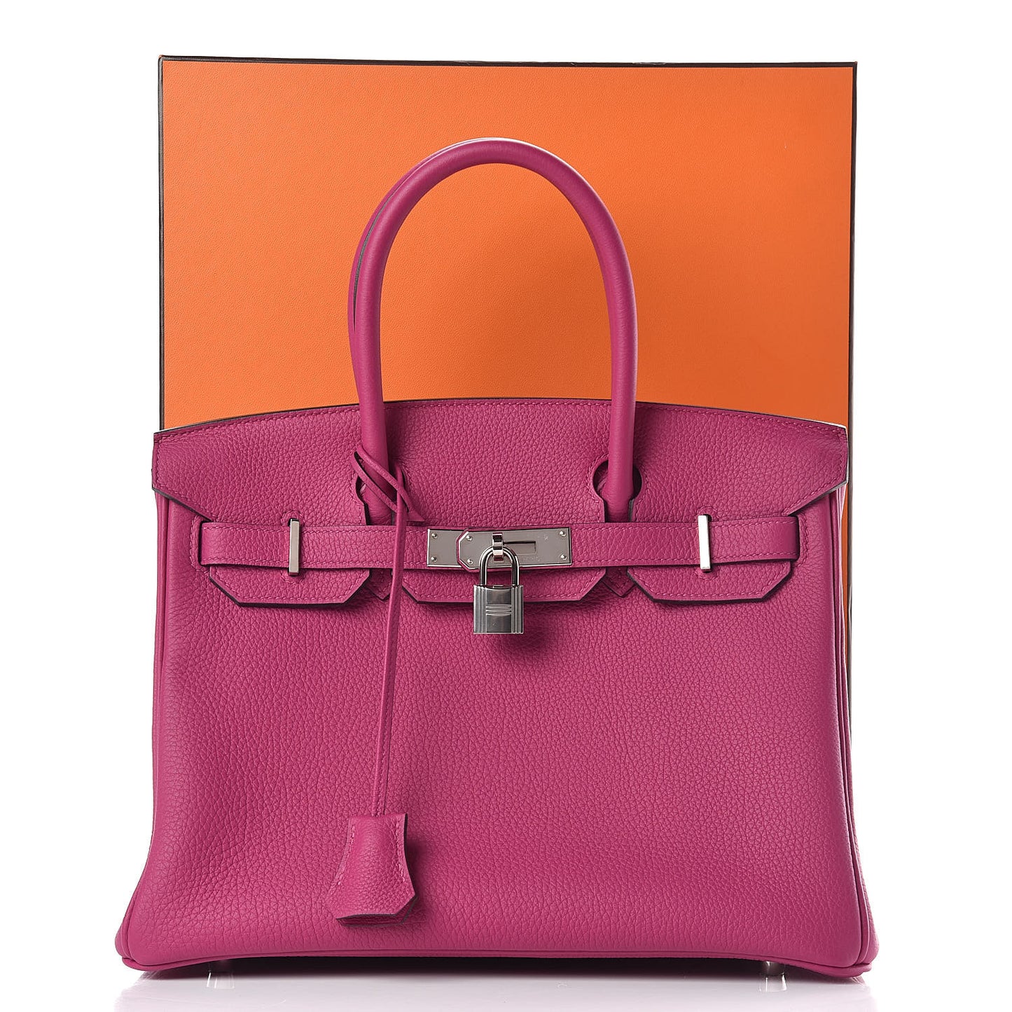 Togo Birkin 30 Rose Pourpre