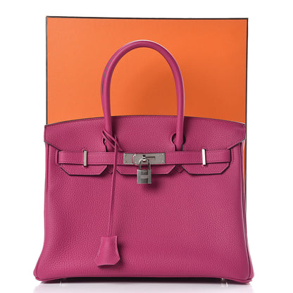 Hermes Togo Birkin 30 Rose Pourpre 38 of 38
