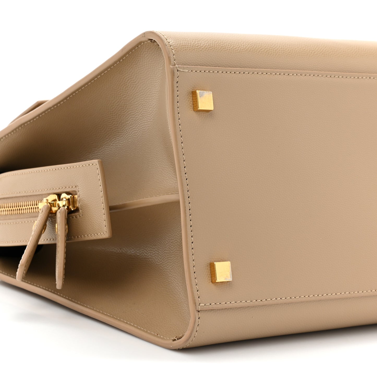 Grain De Poudre Medium Uptown Tote Dark Beige