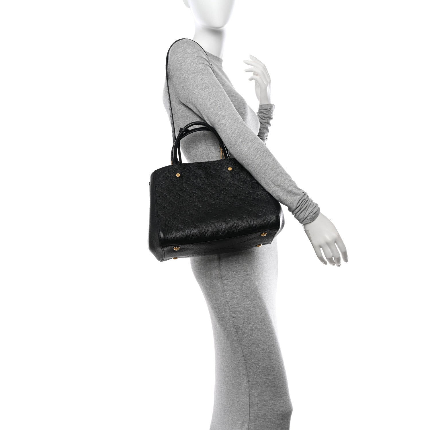 Louis Vuitton Empreinte Montaigne MM Black 2 of 14