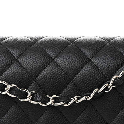 Chanel Caviar Quilted Medium Double Flap Black 8 of 10