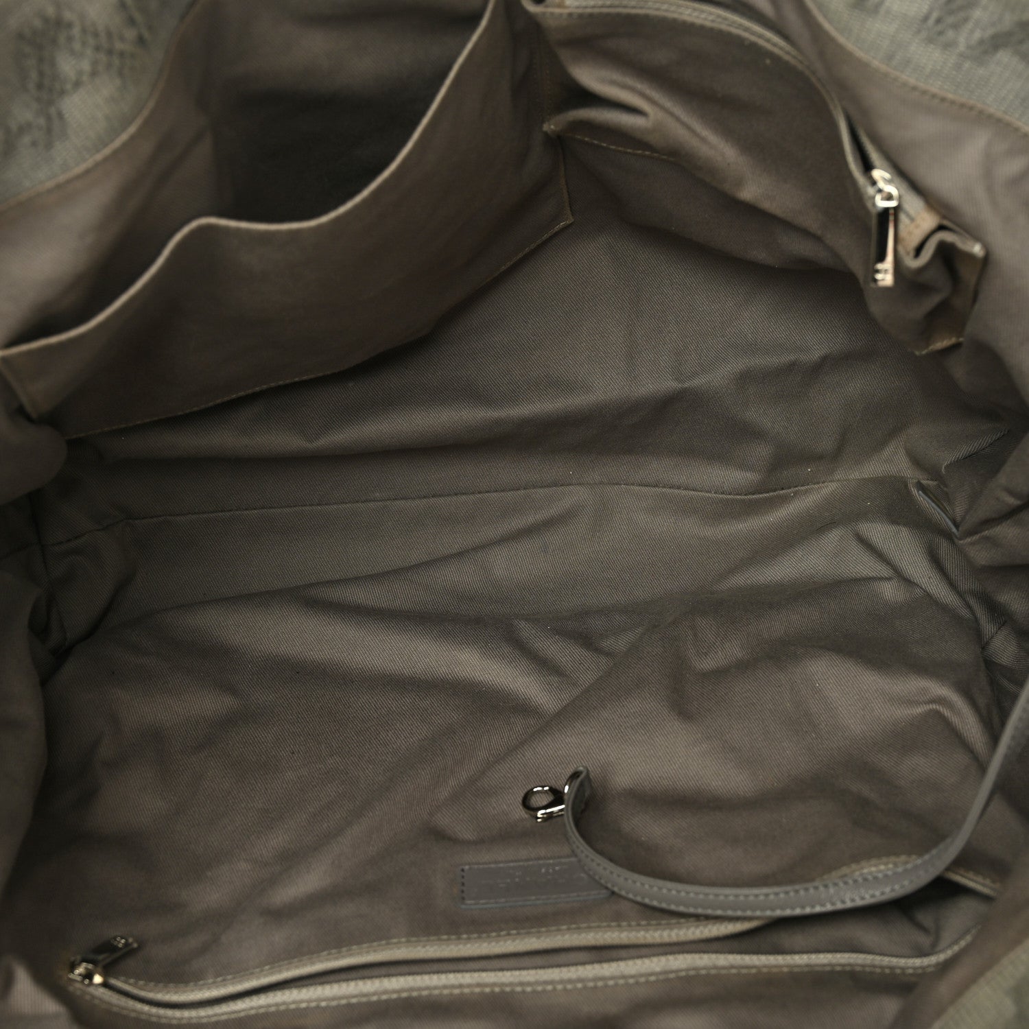 Chanel Canvas Large Double Face Shopping Tote Grey 4 of 8