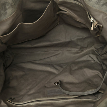Chanel Canvas Large Double Face Shopping Tote Grey 4 of 8