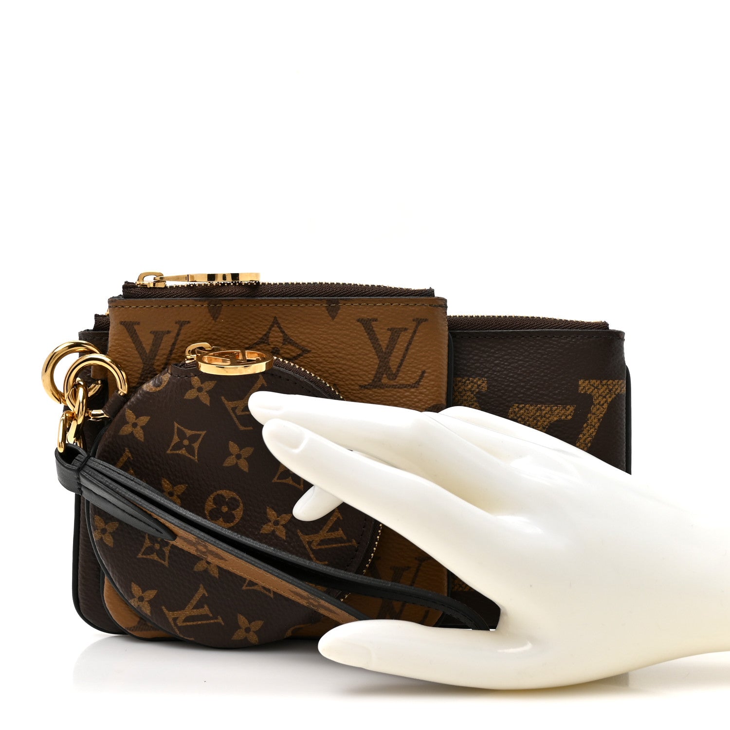 Louis Vuitton Reverse Monogram Giant Trio Pouch 2 of 8