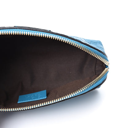 Gucci Soft Microguccissima Cosmetic Case Deep Cobalt 4 of 8