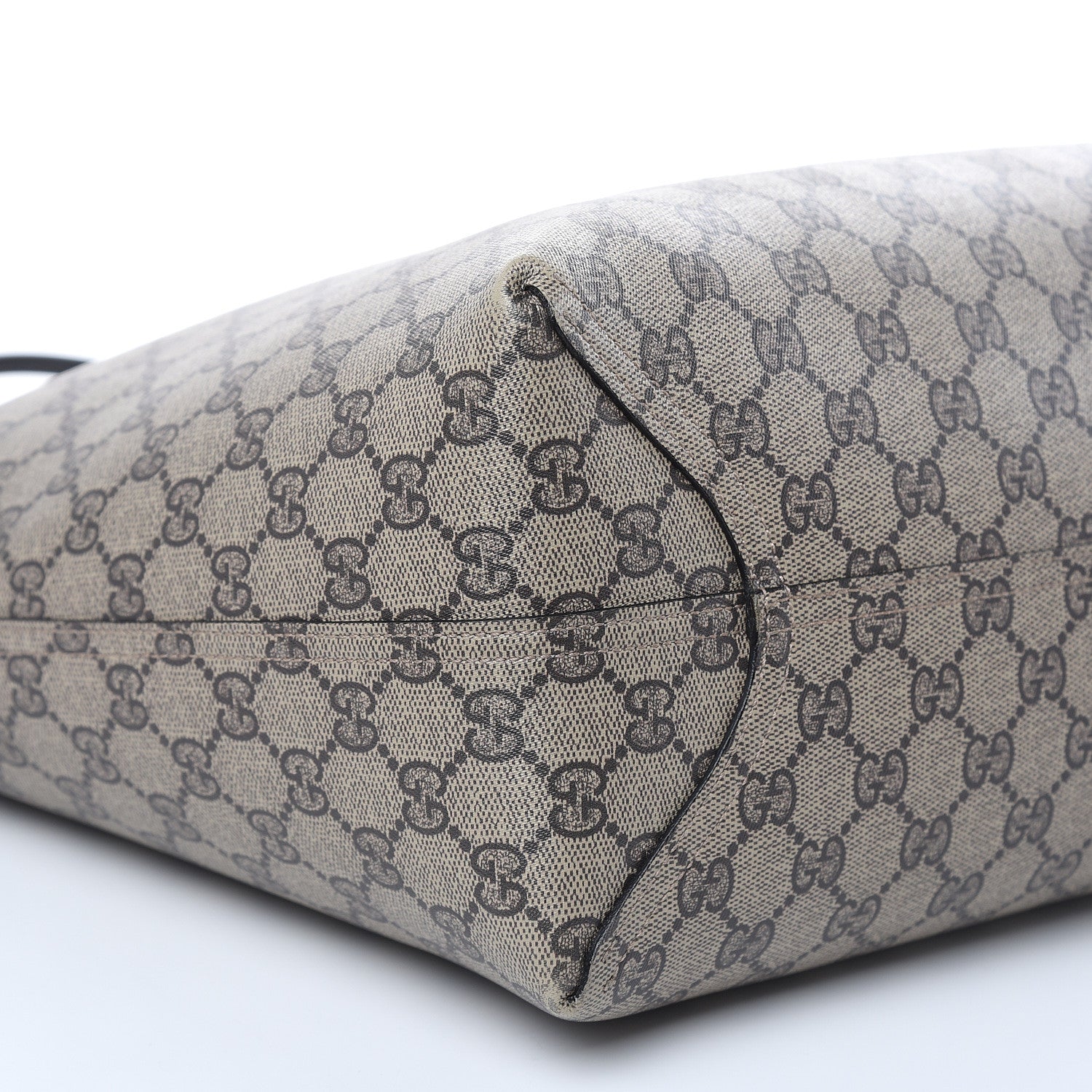 Gucci GG Supreme Monogram Large Reversible Tote Beige Black 9 of 19