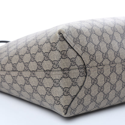 Gucci GG Supreme Monogram Large Reversible Tote Beige Black 9 of 19