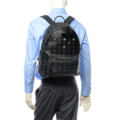 MCM Visetos Medium Sprinkle Stud Stark Backpack Black 2 of 10