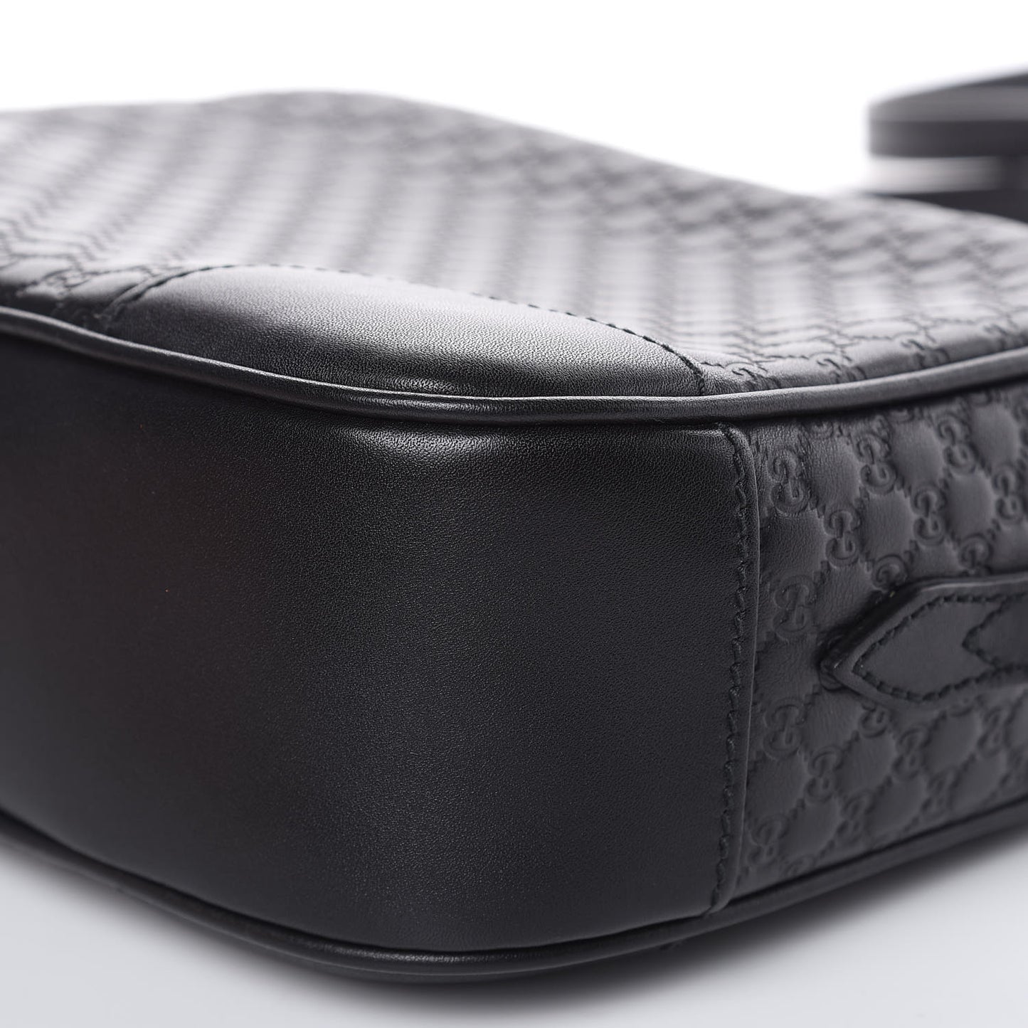 Microguccissima Mini Bree Messenger Bag Black