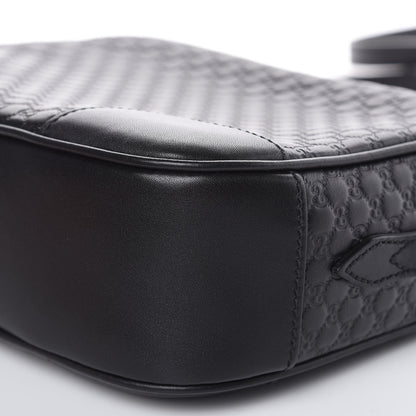 Gucci Microguccissima Mini Bree Messenger Bag Black 9 of 9
