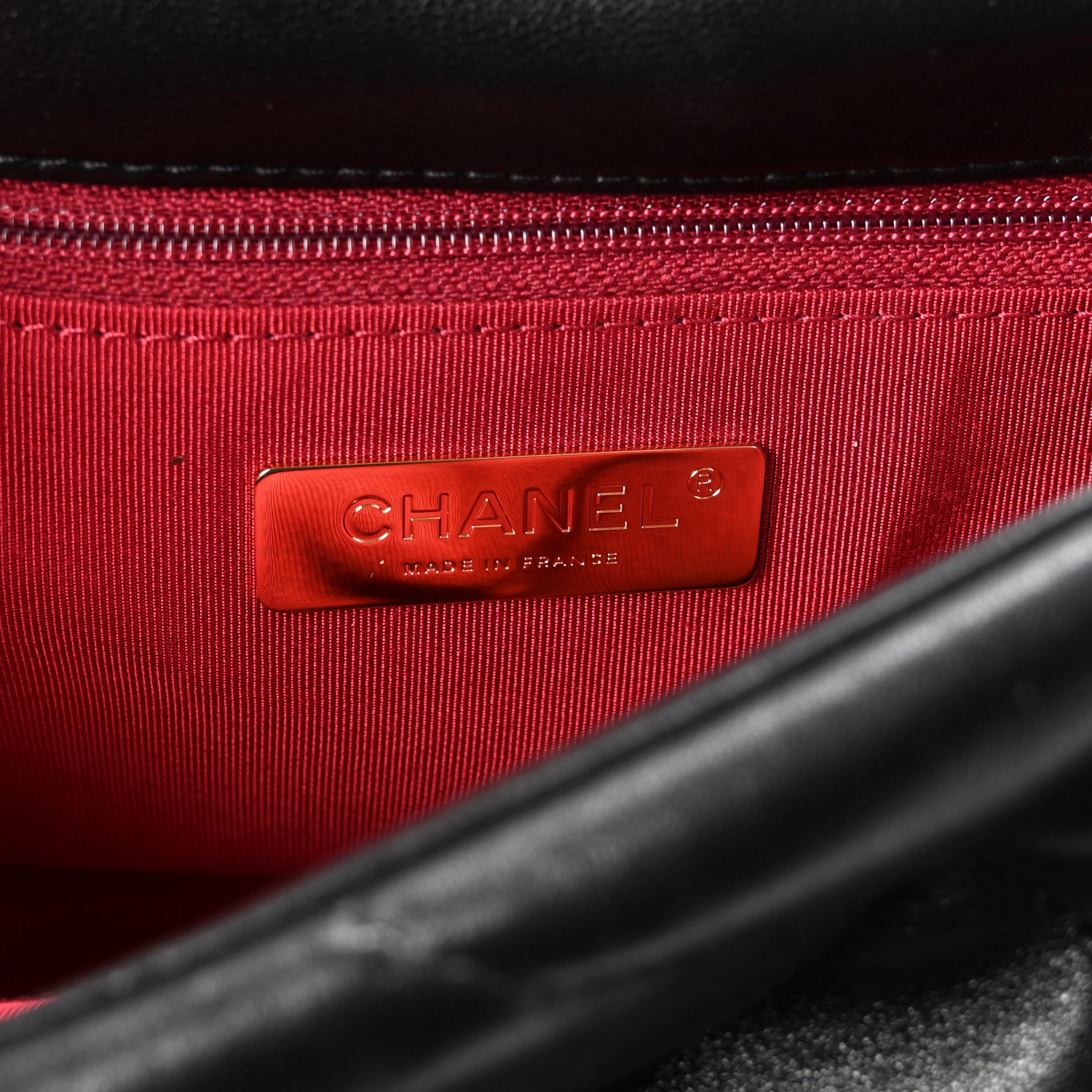 Chanel Lambskin Quilted Medium Chanel 19 Flap Black 1800528