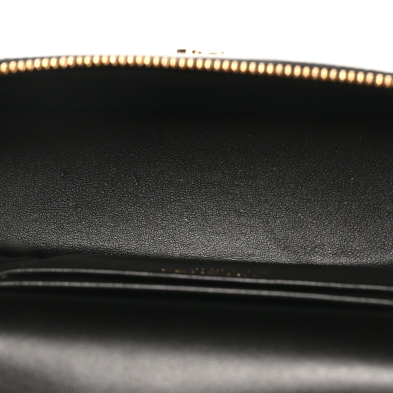 Chanel Lizard Embossed Calfskin Top Handle Slim Vanity With Chain Black 5 of 10