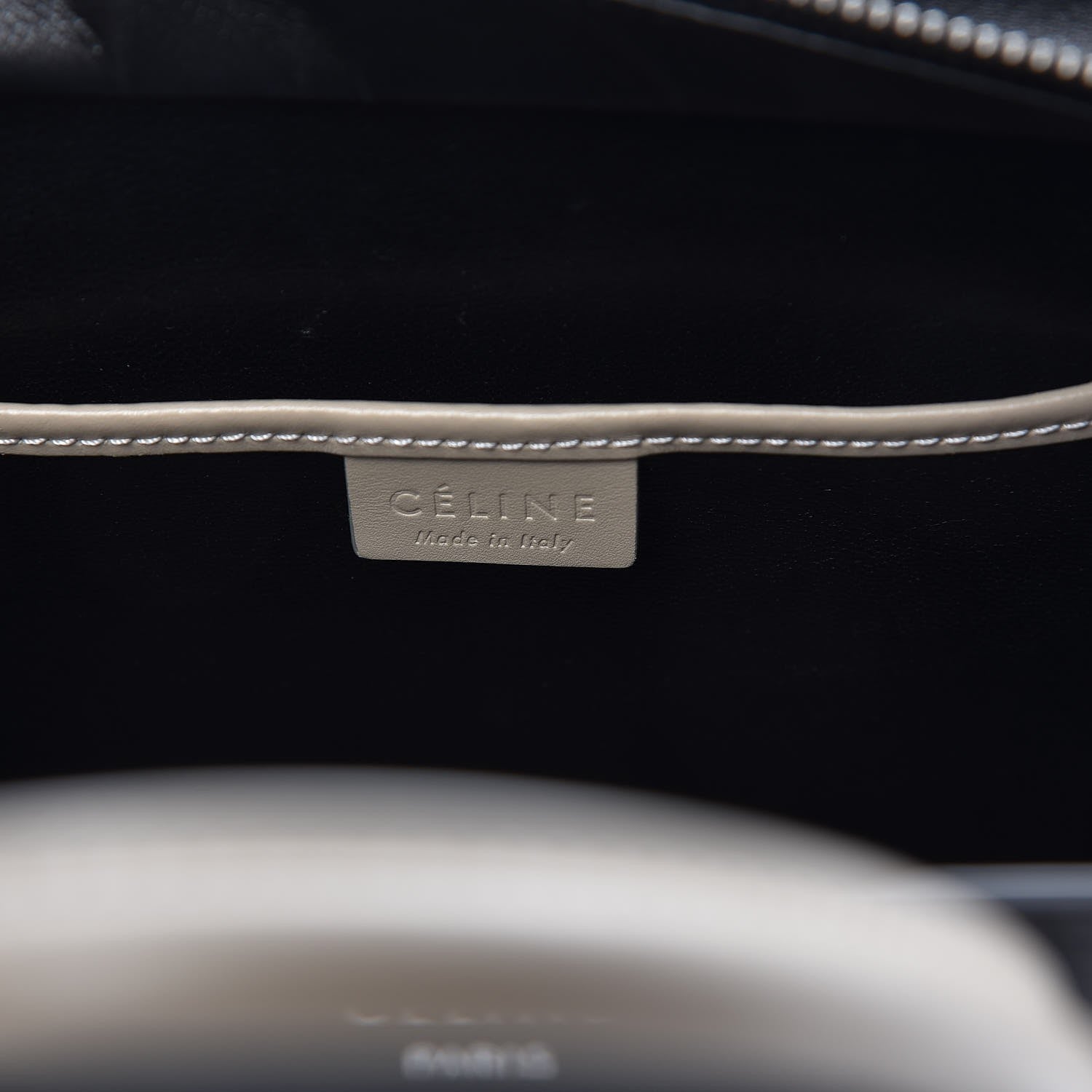 Celine Shiny Smooth Calfskin Tri-color Nano Luggage Quartz 8 of 9