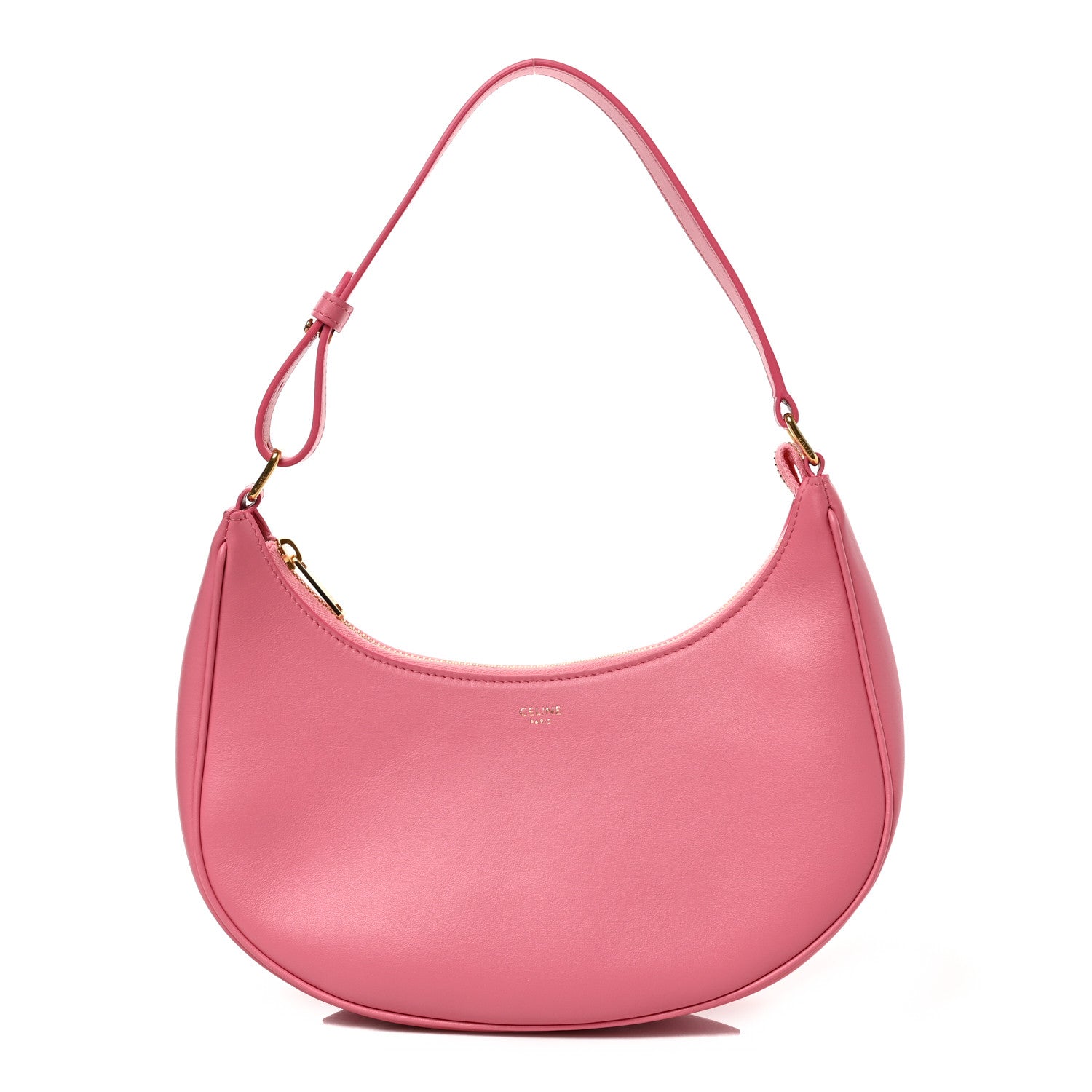 Celine Smooth Calfskin Medium Strap Ava Shoulder Bag Pink 1 of 9