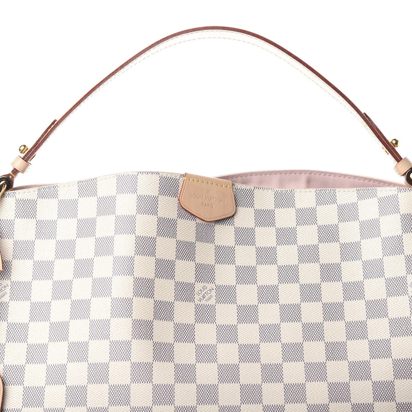 Damier Azur Graceful MM Rose Ballerine