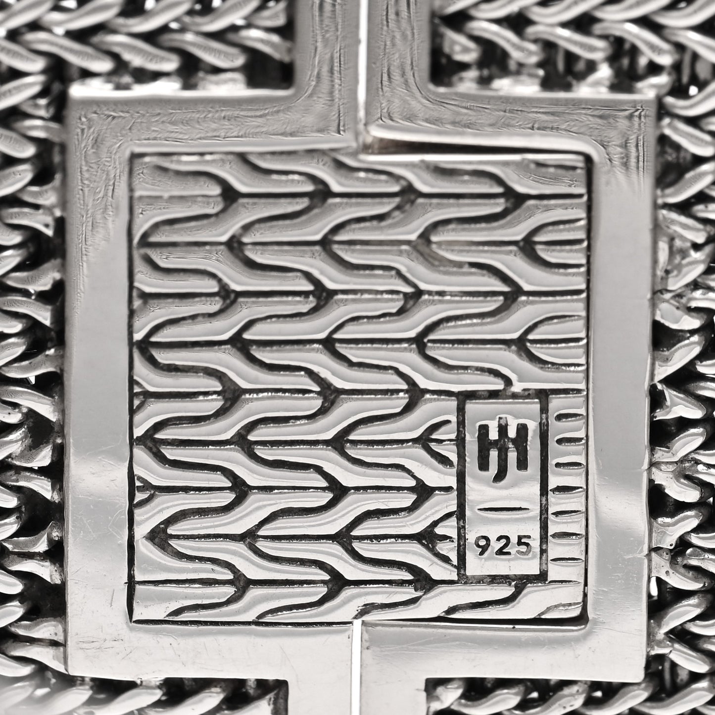Sterling Silver 36mm Rata Chain Bracelet