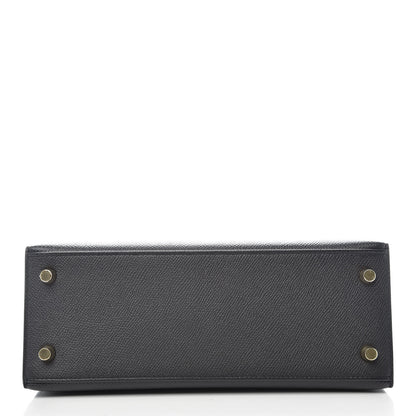 Hermes Epsom Kelly Sellier 25 Black 6 of 38