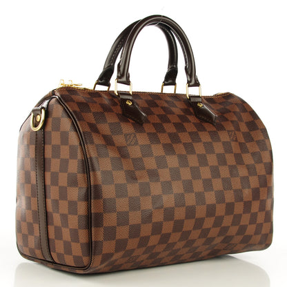 Louis Vuitton Damier Ebene Speedy Bandouliere 30 3 of 8
