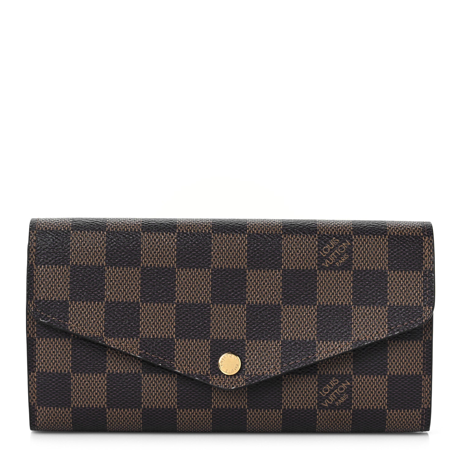 Louis Vuitton Damier Ebene Sarah Wallet NM 1 of 9