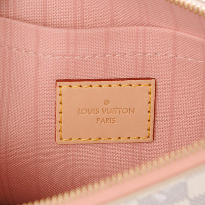 Louis Vuitton Damier Azur Tahitienne Neverfull MM Pochette 6 of 7