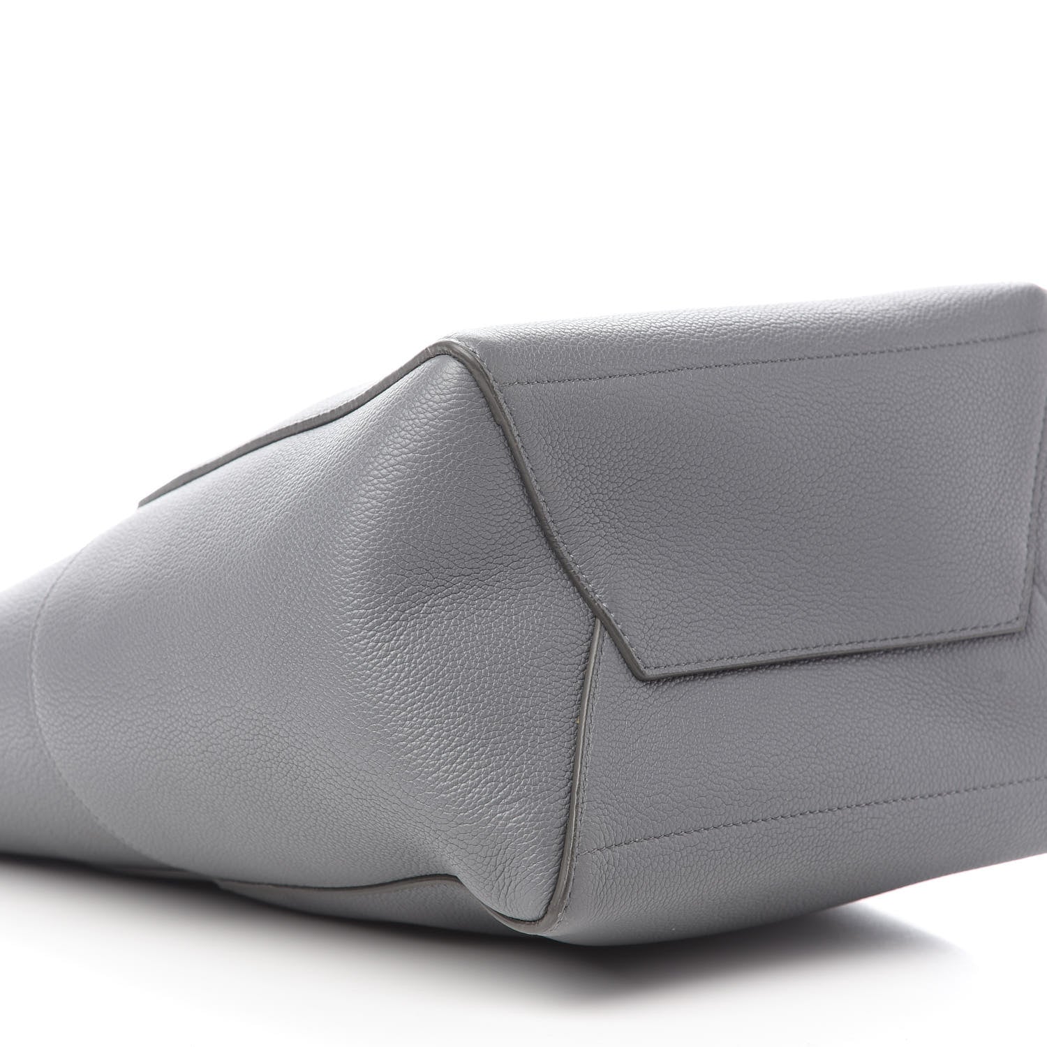 Celine Soft Grained Calfskin Sangle Bucket Bag Grey 8 of 11