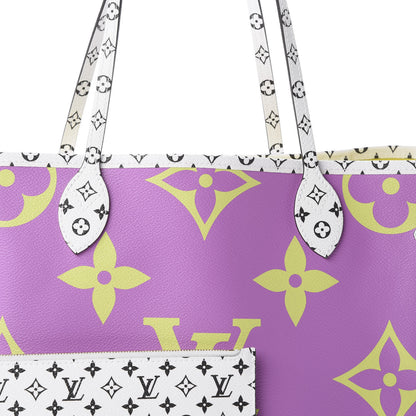 Louis Vuitton Monogram Giant Neverfull MM Pink Lilac 8 of 8
