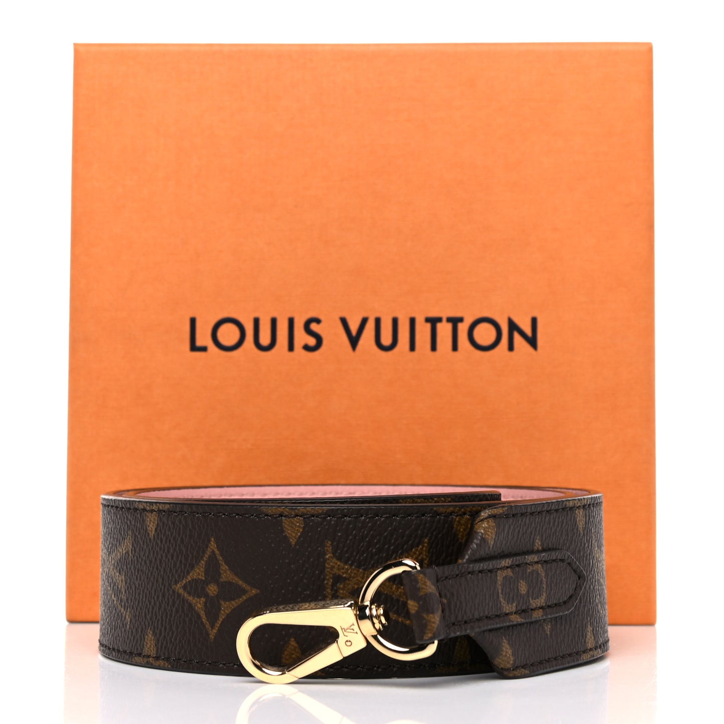 Monogram Bandouliere Shoulder Strap Rose Poudre