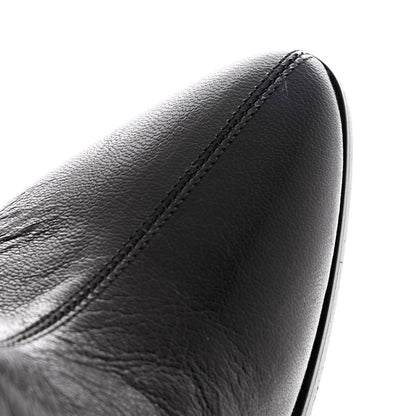 Givenchy Calfskin Suede GV3 Mid Calf Boots 37 Black 10 of 10