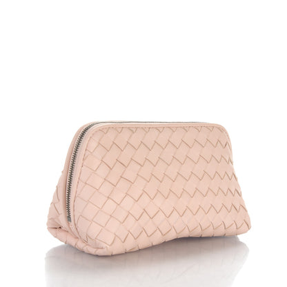 Bottega Veneta Nappa Intrecciato Cosmetic Pouch Petal Pink 3 of 8