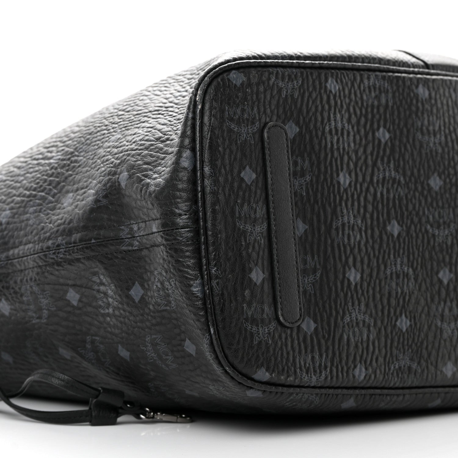 MCM Visetos Large Liz Reversible Shopper Tote Black 13 of 21