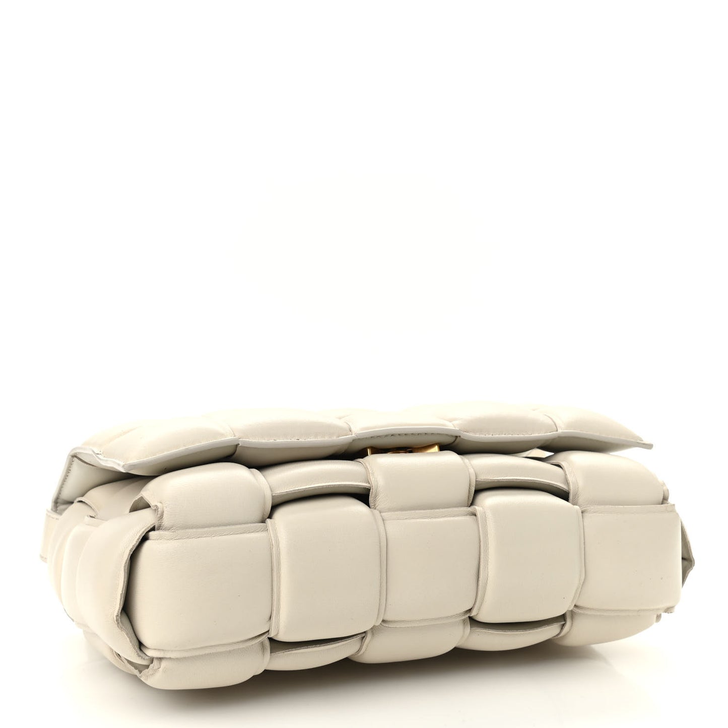 Nappa Maxi Intreccio Padded Cassette Crossbody Bag Plaster
