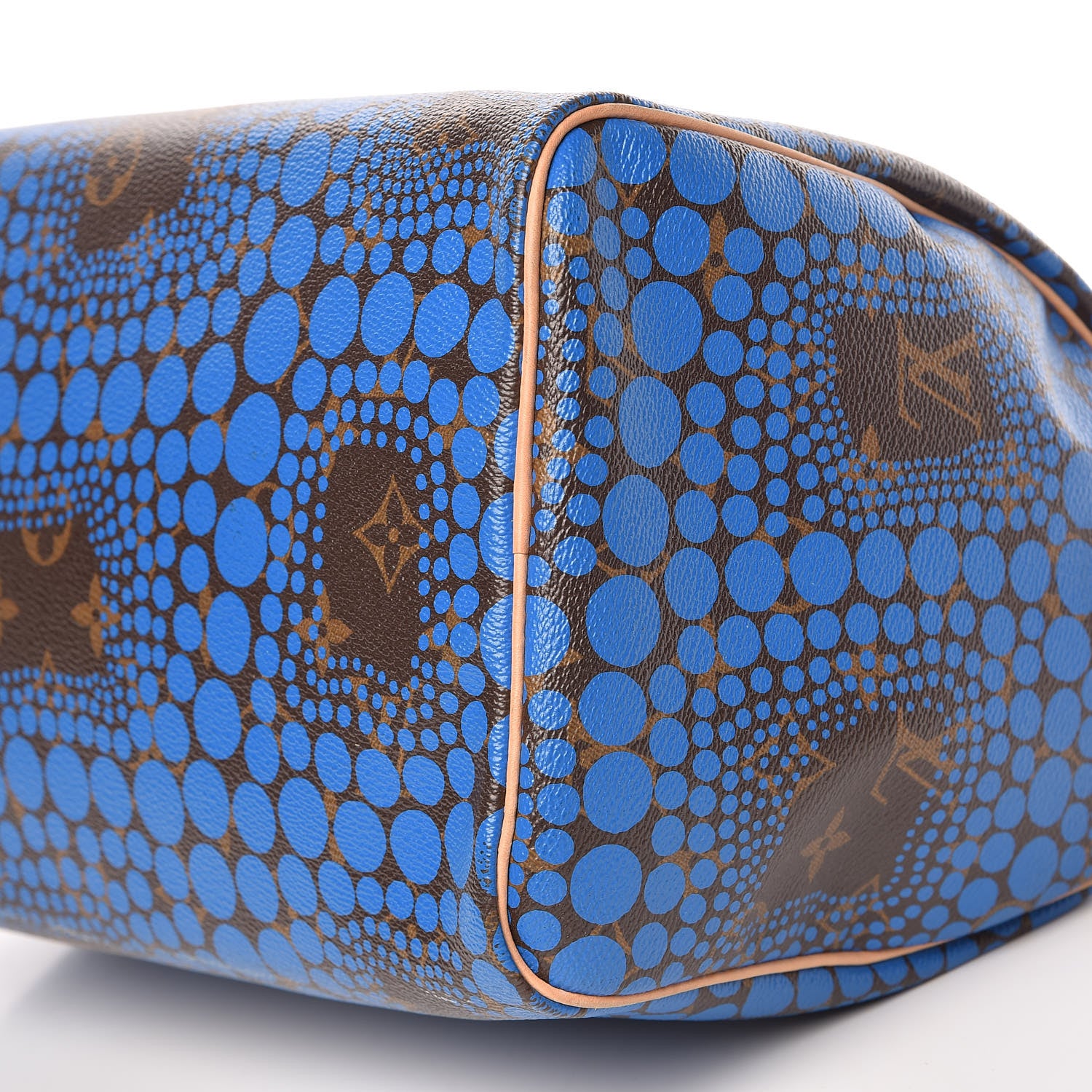 Louis Vuitton Monogram Kusama Town Speedy 30 Blue 10 of 13
