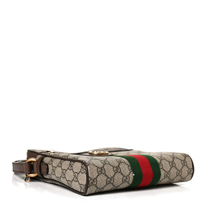 Gucci GG Supreme Monogram Web Small Ophidia Messenger Bag Brown 4 of 13