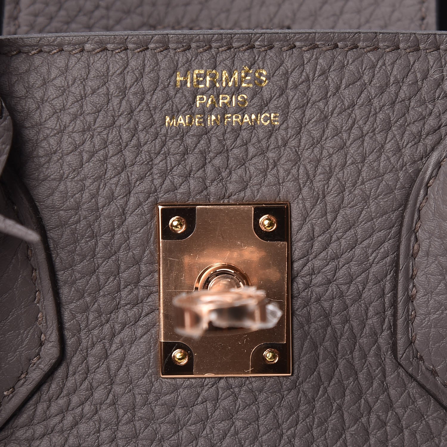 Hermes Togo Birkin 25 Etain 25 of 31