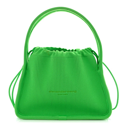 Alexander Wang Ribbed Knit Small Ryan Bag Iguana 1 of 11
