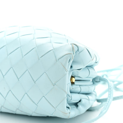 Bottega Veneta Nappa Intrecciato The Mini Pouch Topazio Silver 10 of 11