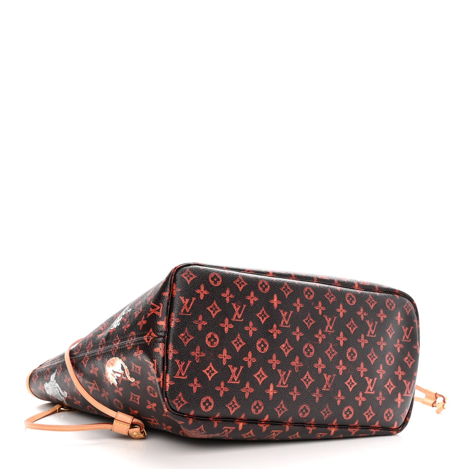 Louis Vuitton Catogram Neverfull MM Marron 4 of 10