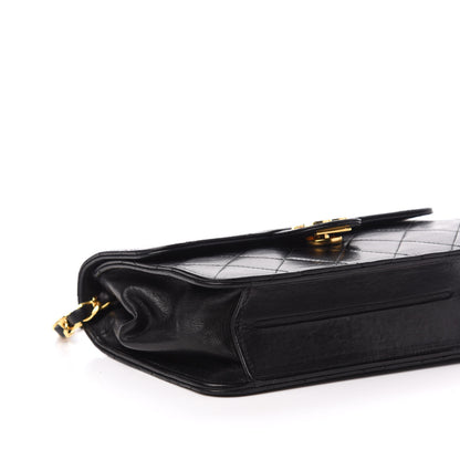 Chanel Lambskin Quilted Mini Square Flap Bag Black 8 of 10