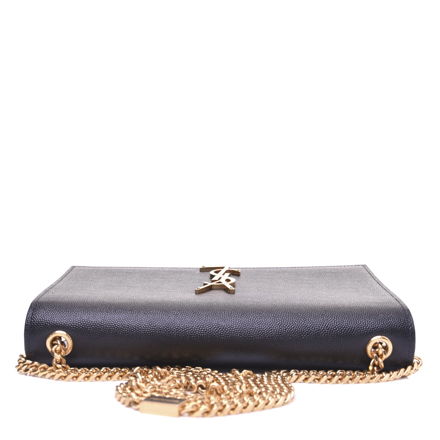 Grain De Poudre Medium Classic Monogram Kate Satchel Black