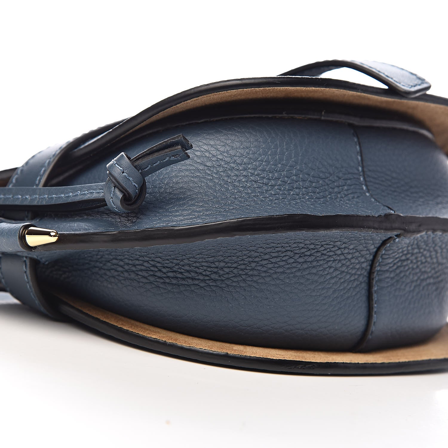 Loewe Grained Calfskin Mini Gate Crossbody Bag Steel Blue 8 of 10