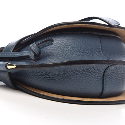 Loewe Grained Calfskin Mini Gate Crossbody Bag Steel Blue 8 of 10