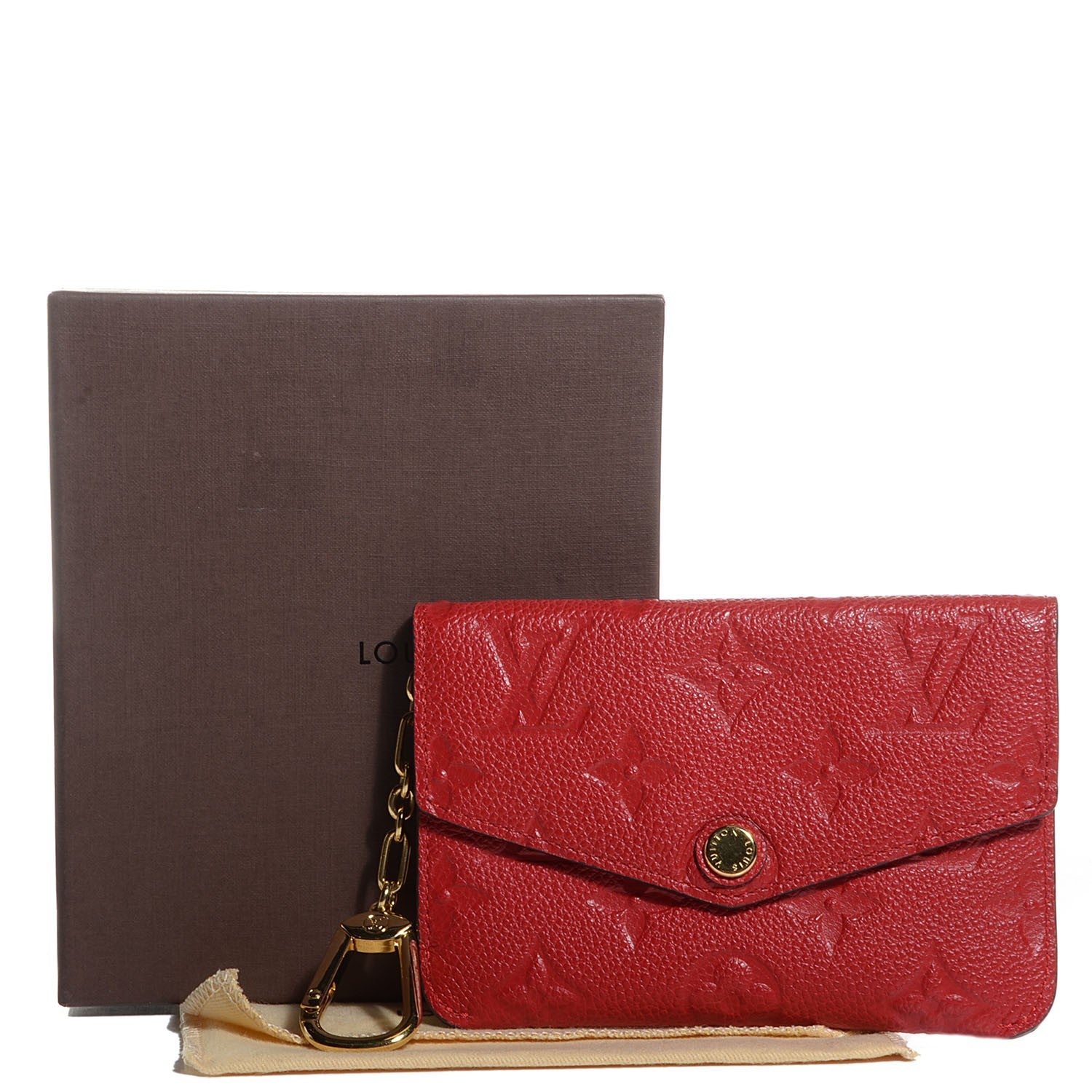 Louis Vuitton Empreinte Key Pouch Cherry 8 of 8