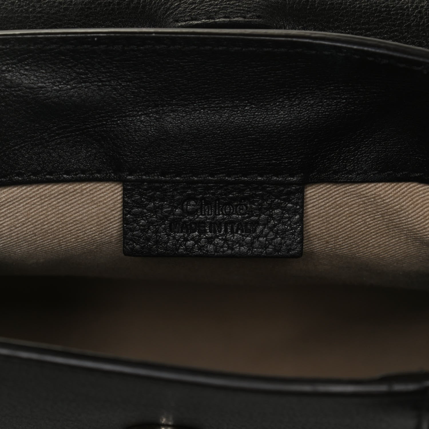 Chloe Suede Calfskin Mini Faye Backpack Black 5 of 11